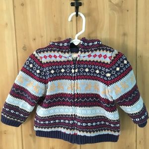 Gymboree Fair-Isle Hoodie Sweater